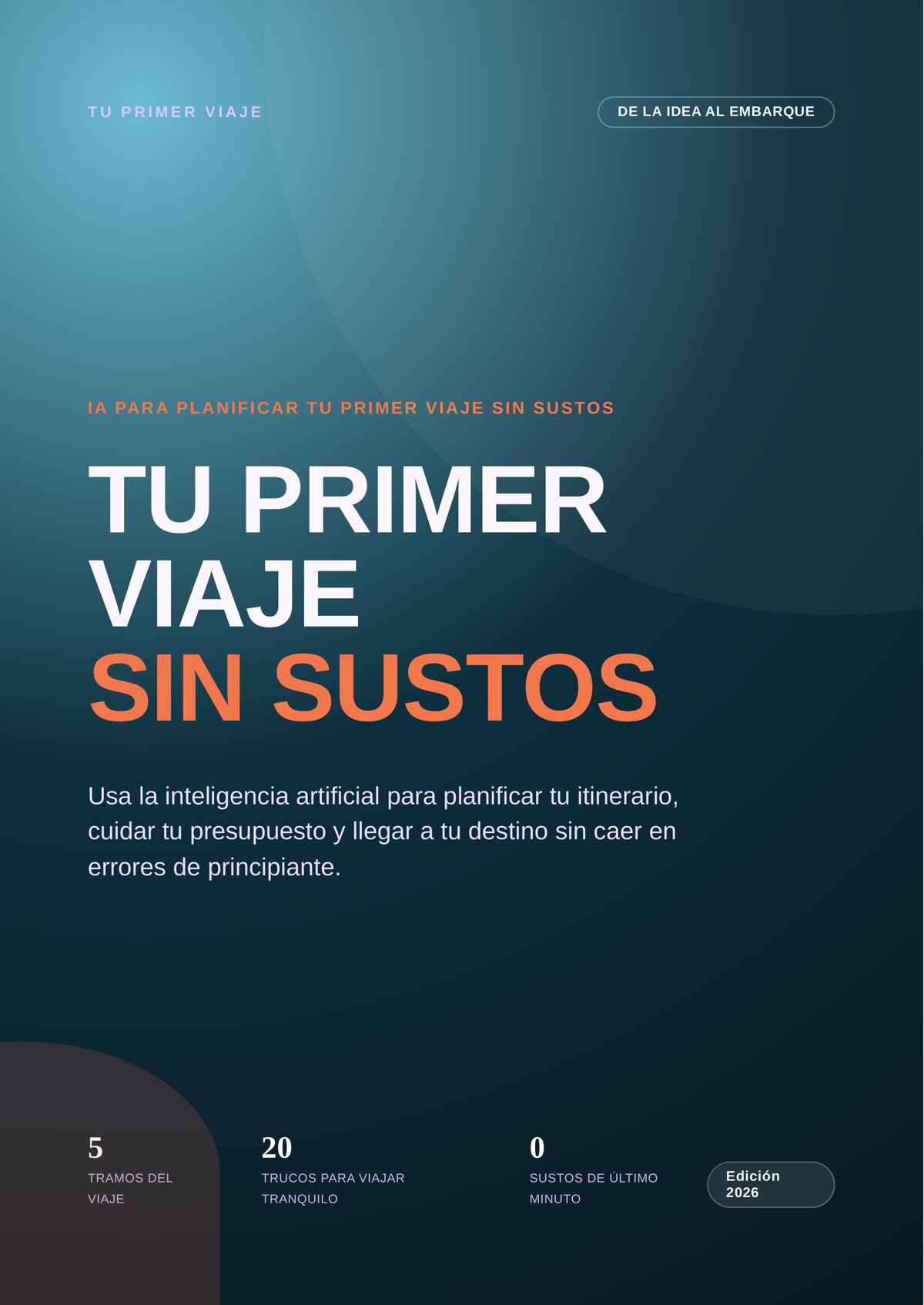 Tu Primer Viaje sin Sustos — Guía con IA para Viajar Tranquilo